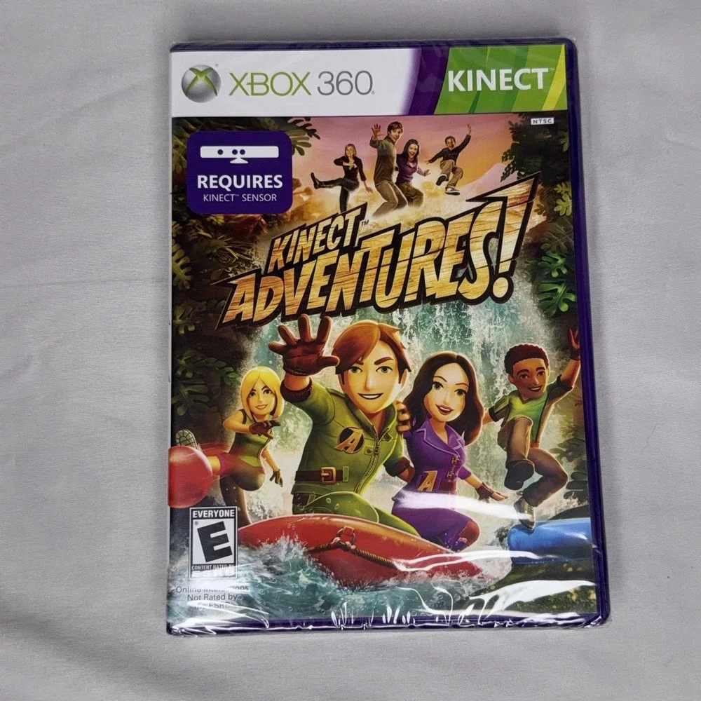 Xbox 360 Kinect Adventures New Sealed + Your Shape Fitness Evolved 2012 Complete